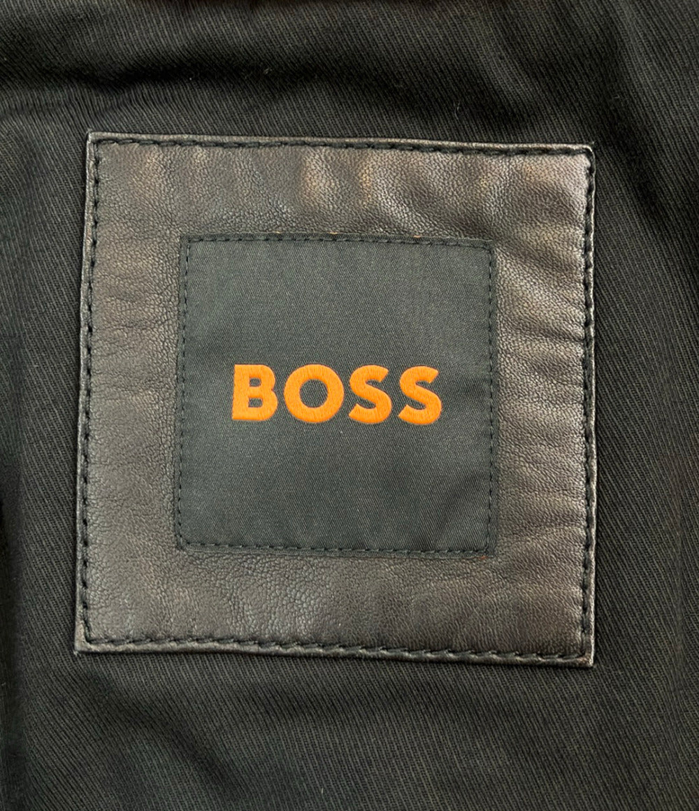 BOSS レザージャケット メンズ SIZE 52 ボス