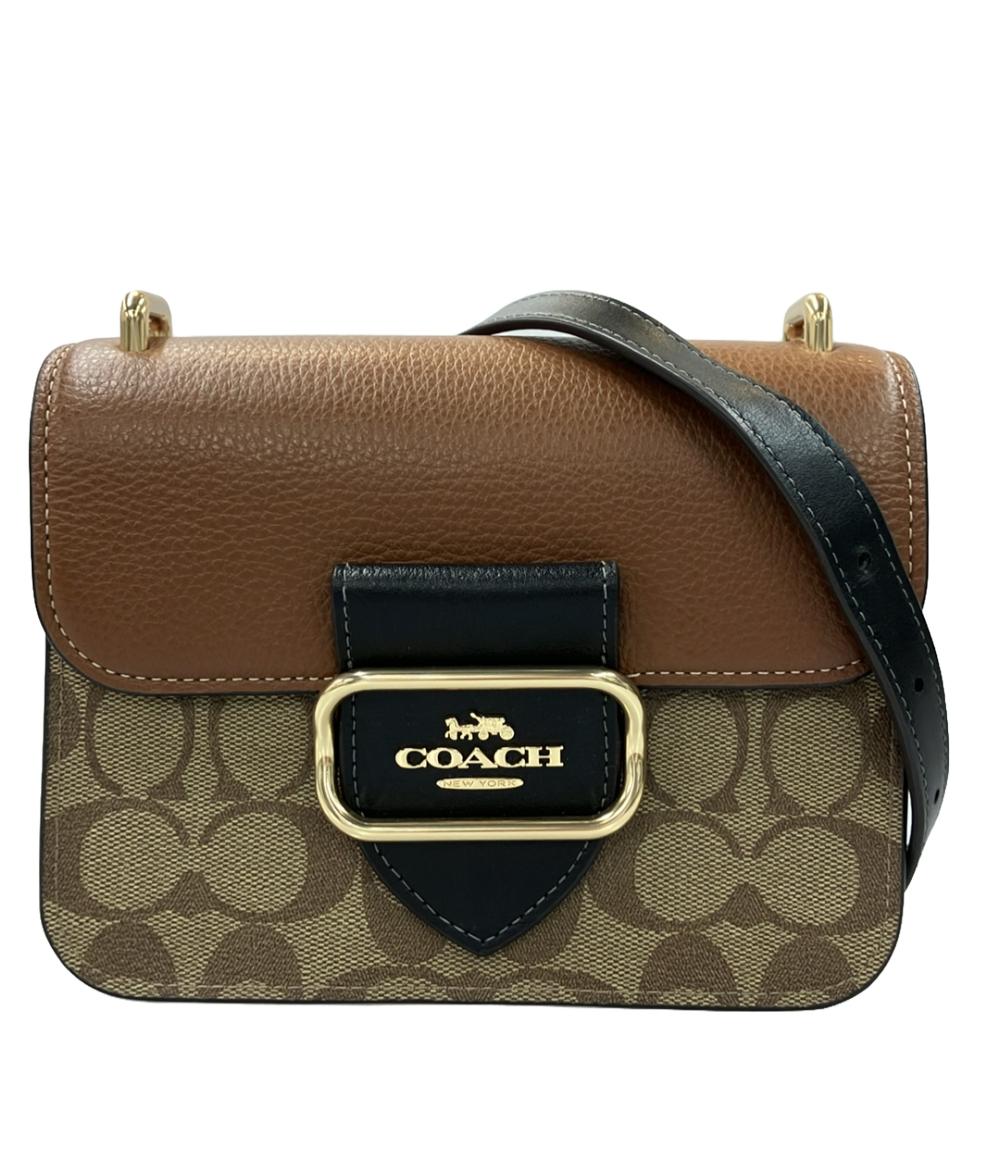 美品 コーチ ミニショルダーバッグ 斜め掛け シグネチャー CL462  