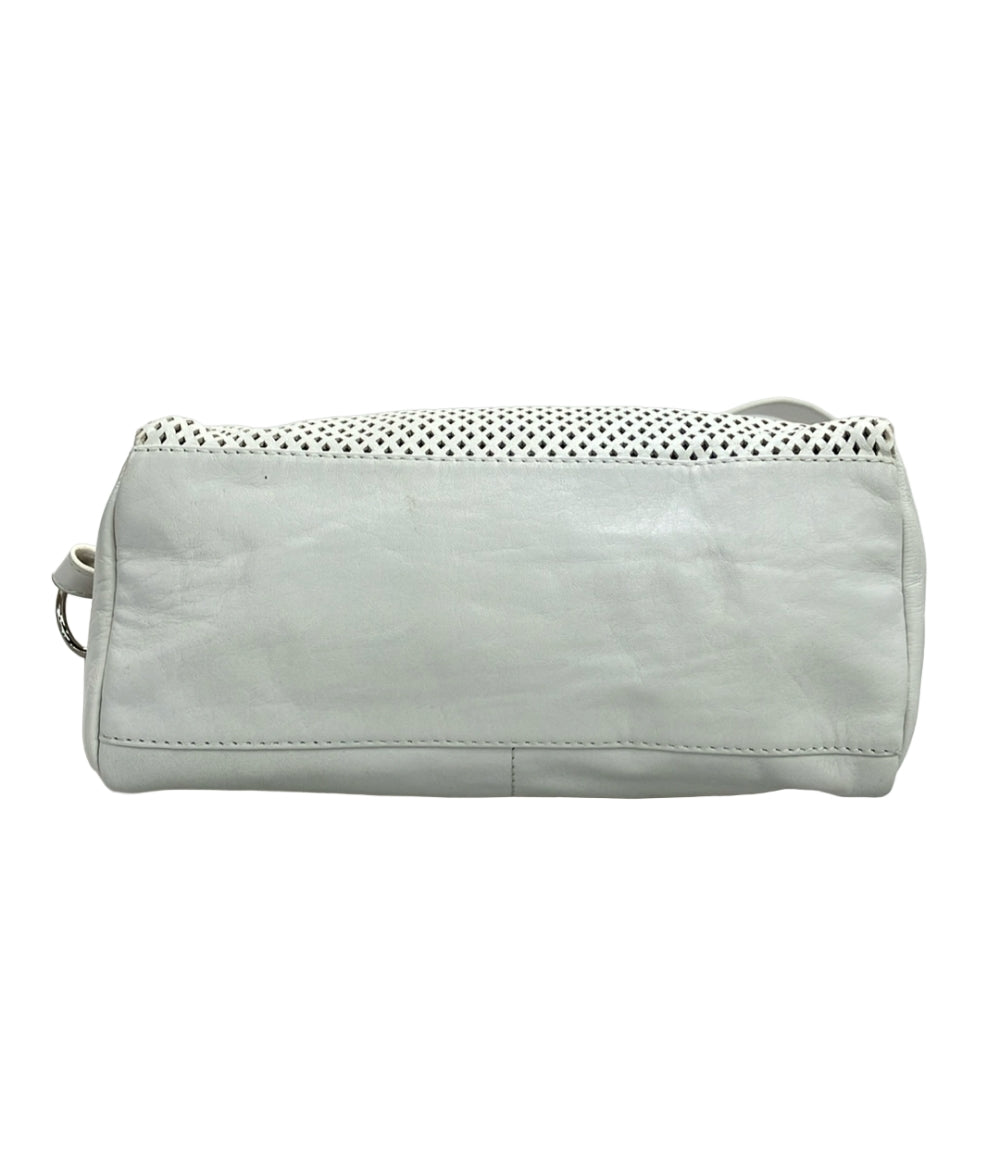 russet ショルダーバッグ 斜め掛け パンチングレザー レディース ラシット