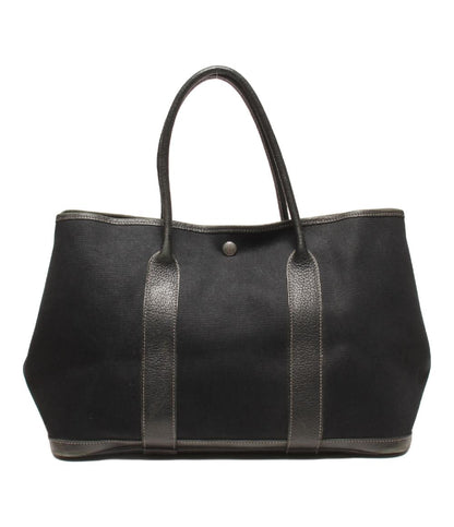 エルメス トートバッグ シルバー金具 ガーデンパーティPM トワルオフィシエ レディース HERMES