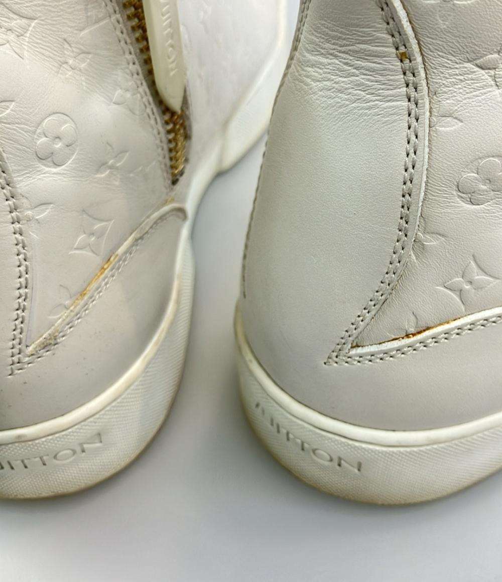 LOUIS VUITTON ハイカットスニーカー サイドジップ モノグラム レディース SIZE 37 (23.5cm) ルイ・ヴィトン