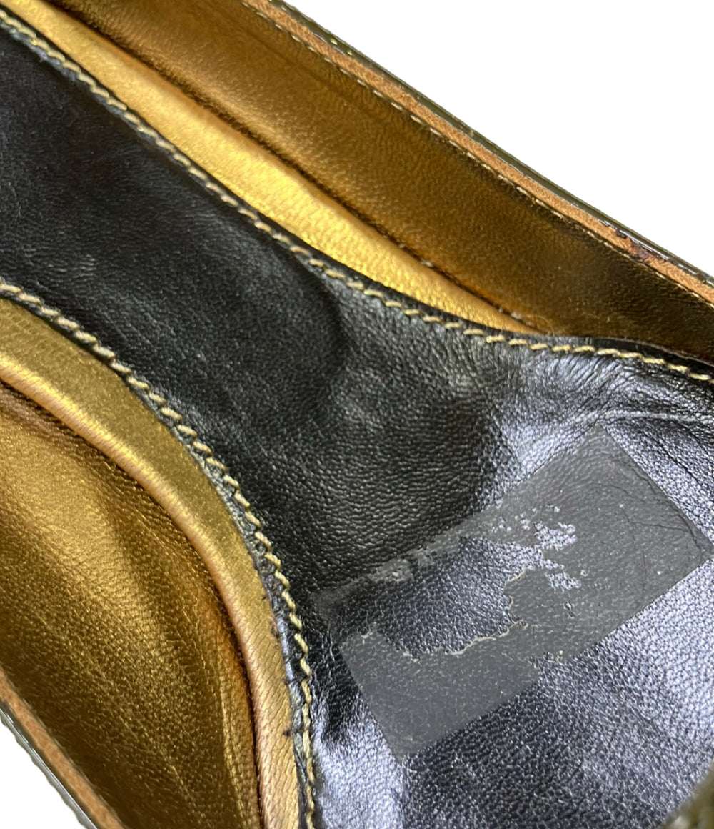 PRADA アンクルストラップエナメルパンプス レディース SIZE 34 (22cm) プラダ