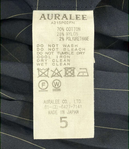 AURALEE フィンクスナイロンストレッチワイドスラックス A21SP02FN メンズ SIZE 5 オーラリー