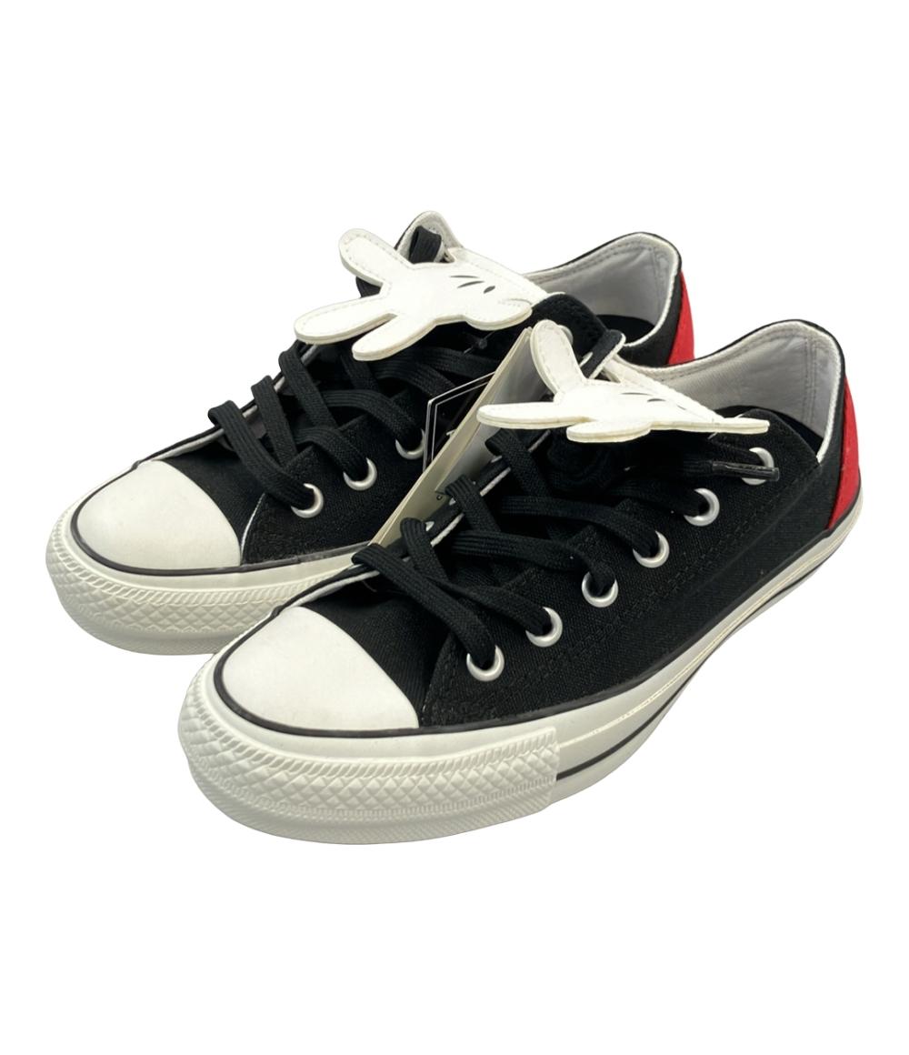 美品 CONVERSE ローカットスニーカー ×ミッキーマウス ディズニー レディース SIZE 25.0 (XL) コンバース