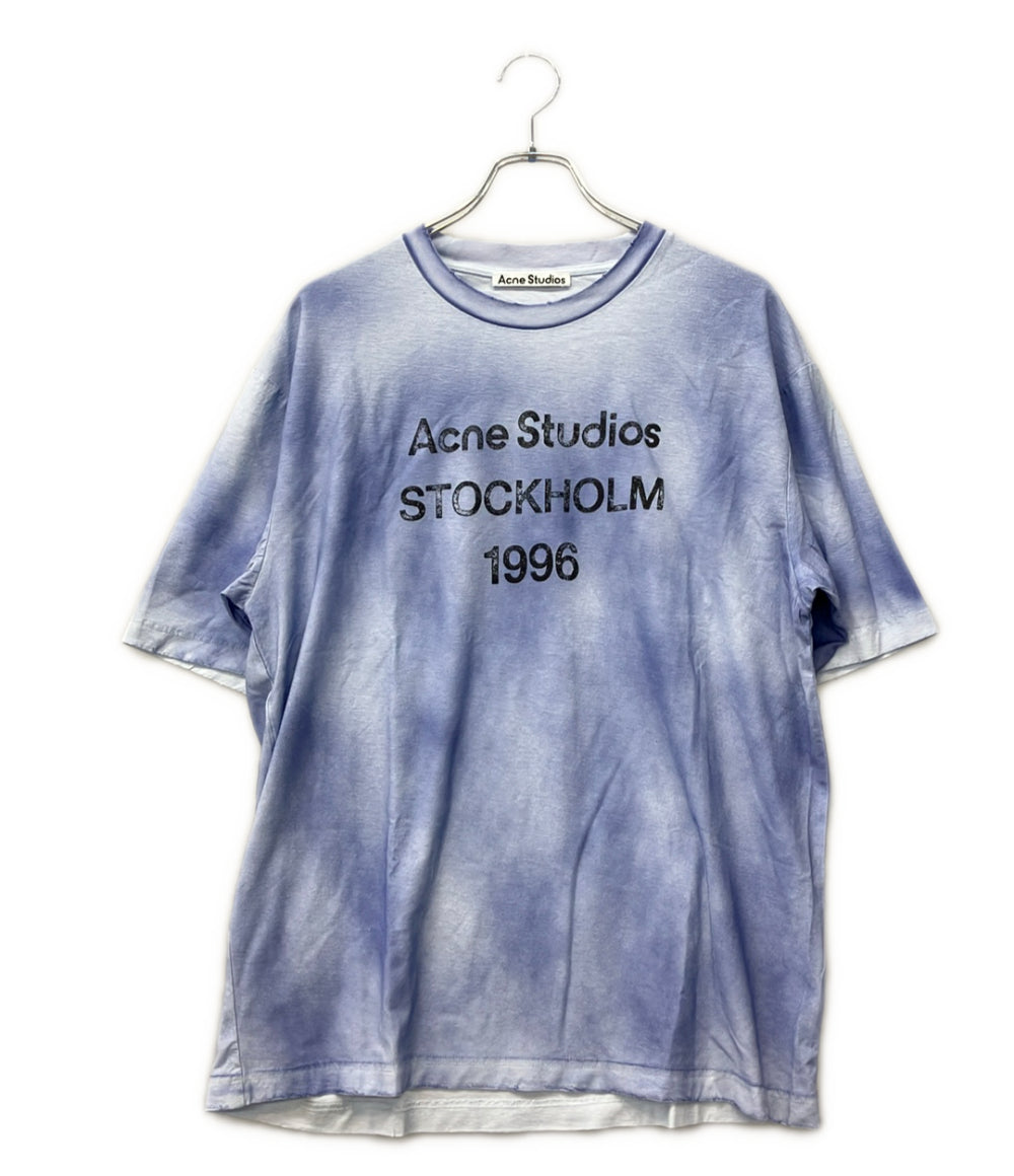 Acne Studios 半袖 スプレー加工ロゴTシャツ ダメージ加工 FN-UX-TSHI000013 メンズ レディース SIZE S アクネ ストゥディオズ