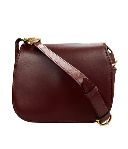 美品 カルティエ ショルダーバッグ 斜め掛け マストライン レディース Cartier