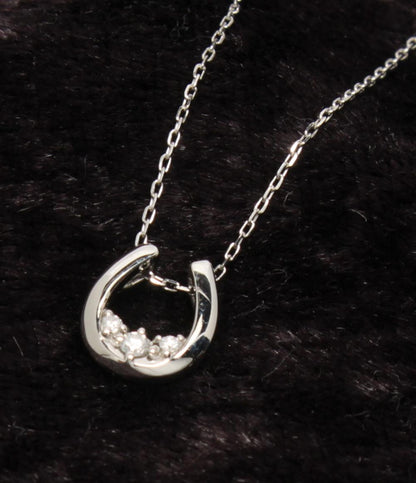 美品 canal4℃ ネックレス Pt850 ダイヤ 3P レディース カナルヨンドシー