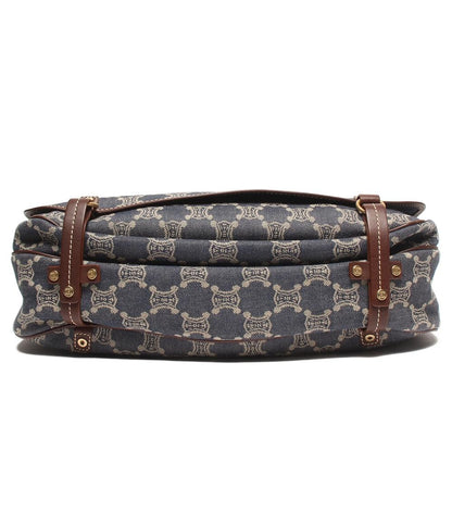 CELINE ショルダーバッグ 斜め掛け デニム マカダム レディース セリーヌ