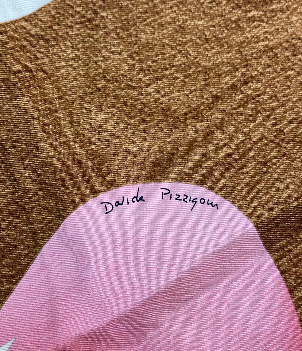 ブルガリ スカーフ シルク 100% レディース BVLGARI