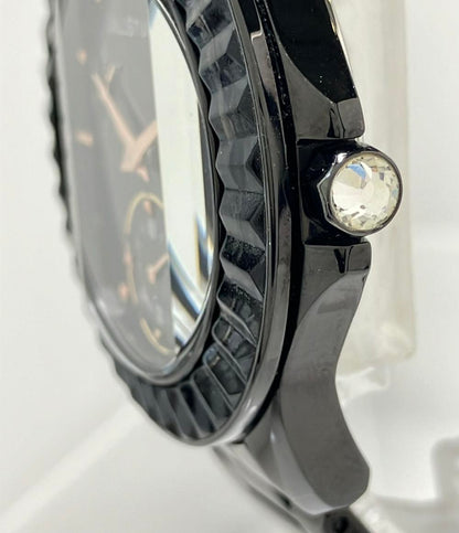 JILLSTUART 腕時計 クオーツ ブラック VD76-0020 メンズ ジルスチュアート