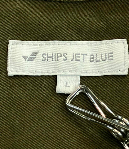 シップスジェットブルー ミリタリーシャツジャケット メンズ SIZE L (L) SHIPS JET BLUE