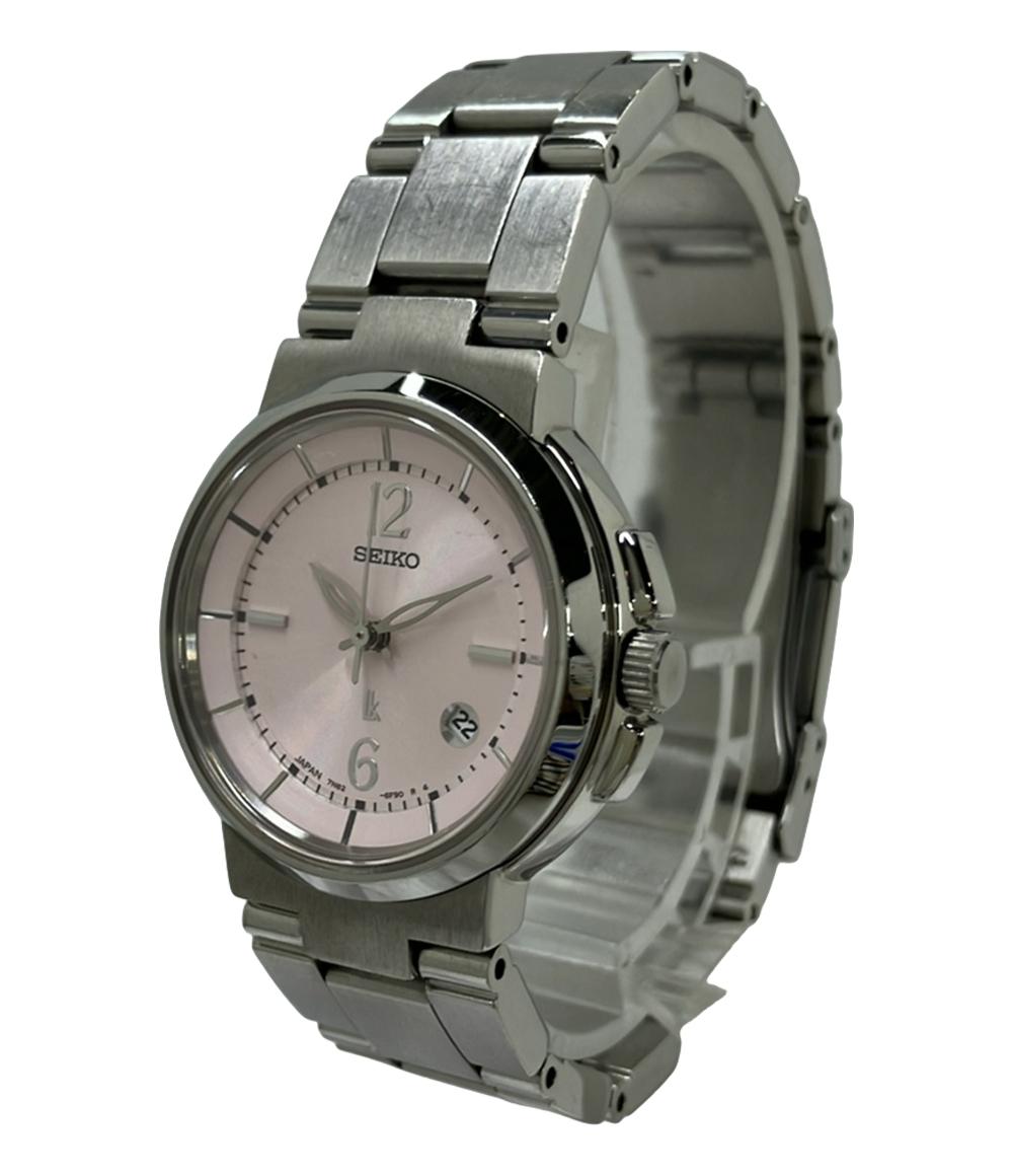 SEIKO 腕時計 クオーツ ピンク 7N82-6E00 レディース セイコー