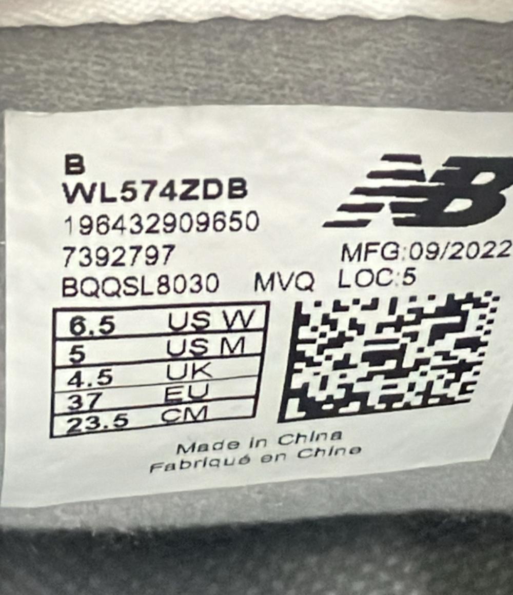 NEW BALANCE ローカット厚底スニーカー WL574ZDB レディース SIZE 23.5 (M) ニューバランス