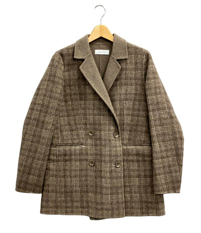 ソアール チェスターコート チェック レディース SIZE F (M) SOUAIRE