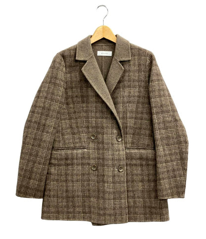 ソアール チェスターコート チェック レディース SIZE F (M) SOUAIRE