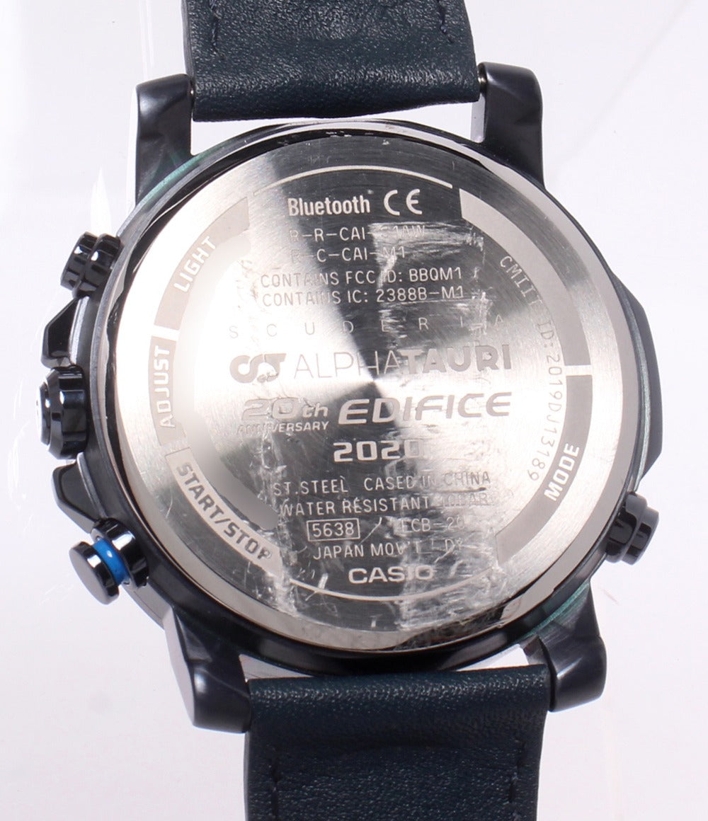 CASIO 腕時計 ブルートゥース搭載 エディフィス EDIFICE クオーツ ECB-20 メンズ カシオ