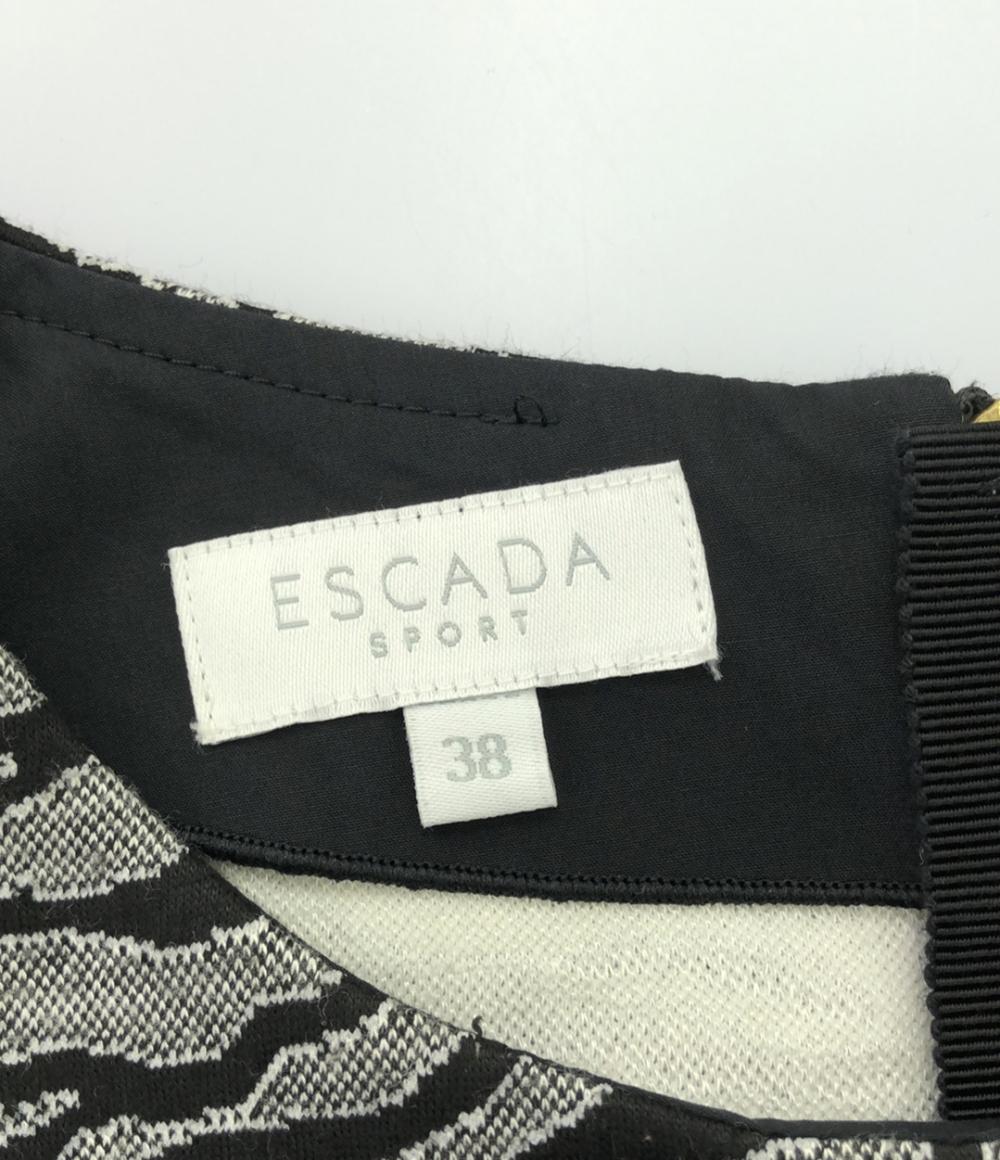 エスカーダスポート 長袖ドッキングワンピース レディース SIZE 38 (L) ESCADA SPORT