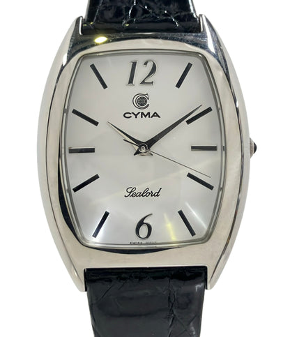 CYMA 腕時計 クオーツ ホワイト メンズ シーマ