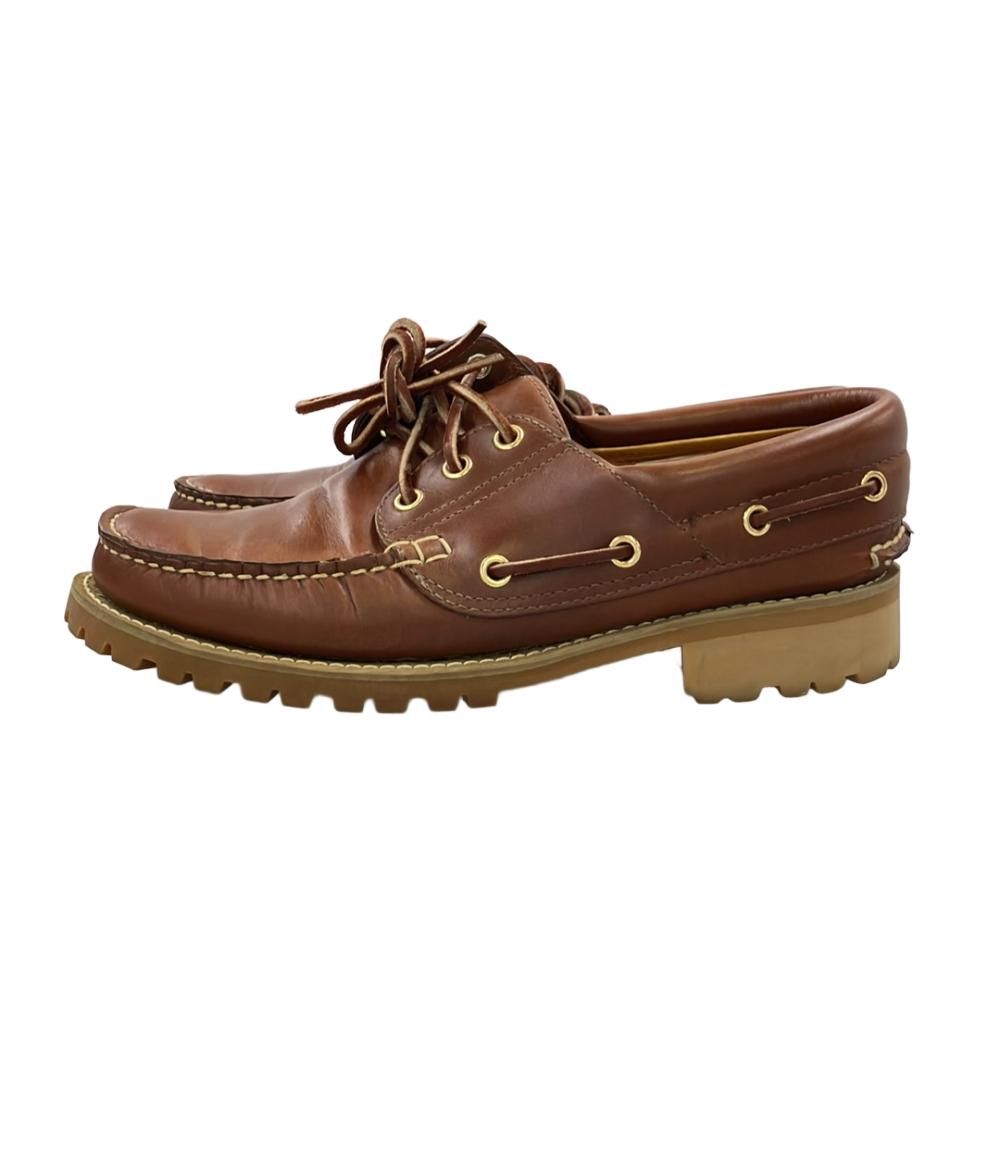 REGAL　leather　デッキシューズ　26.5 cm　ワイン 美品】REGAL（26）JE-38 デッキシューズ モカシン ワインレッド