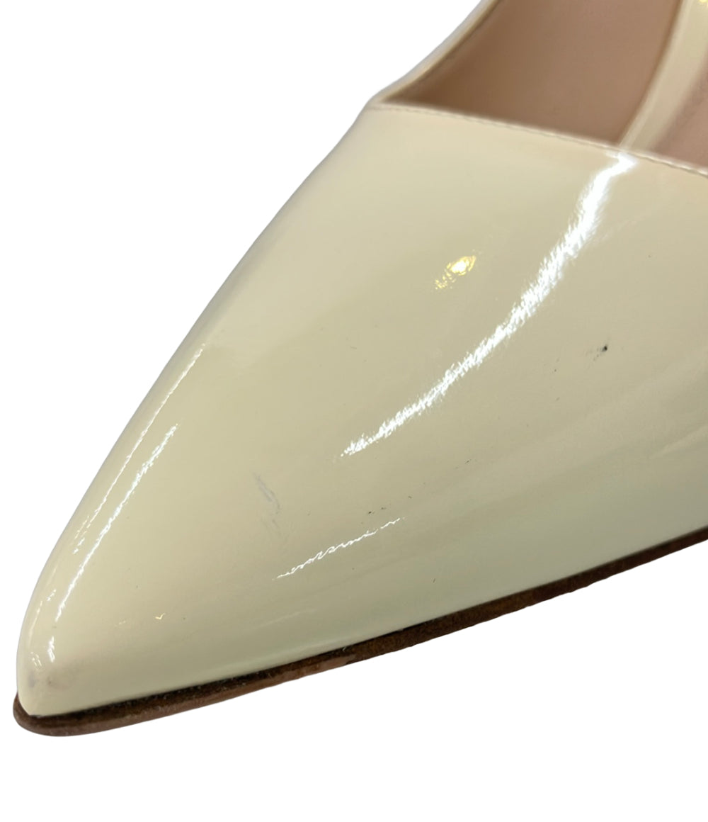PRADA ポインテッドトゥエナメルパンプス レディース SIZE 37 1/2 プラダ