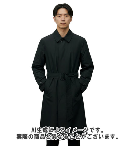 訳あり LOUIS VUITTON ステンカラーコート ベルト付き ボタン メンズ SIZE 48 (L) ルイ・ヴィトン