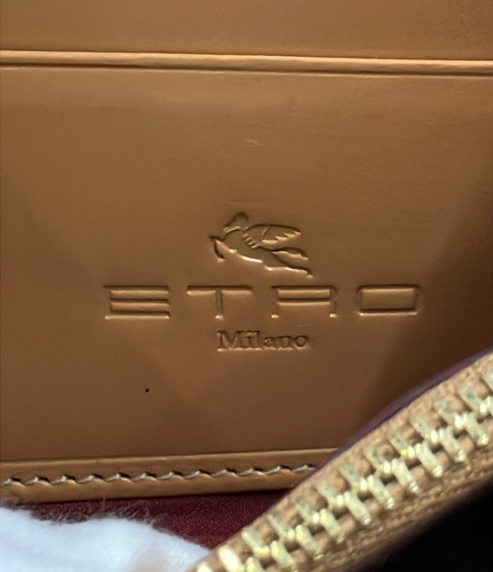 ETRO ラウンドファスナー長財布 レディース メンズ エトロ
