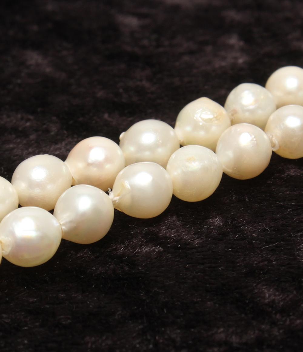 2連ネックレス SV パール 6.5-7.0mm レディース