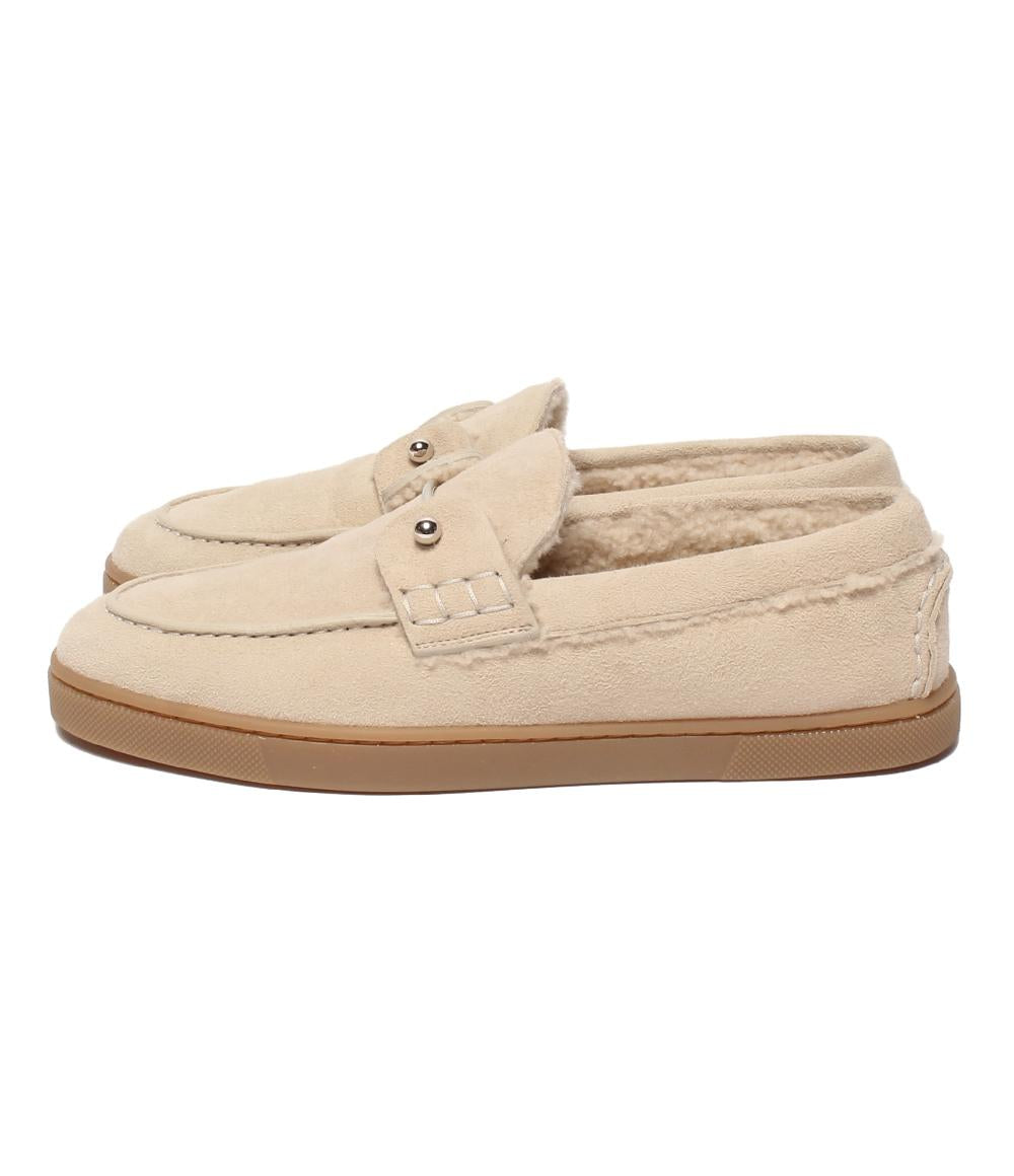 Christian Louboutin 　ルブタン　デッキシューズ　41.5 美品 Christian Louboutin ボートシューズ シアリング デッキシューズ