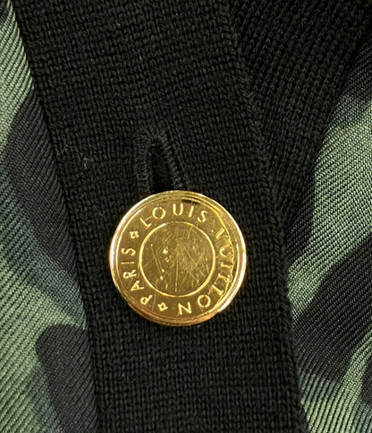LOUIS VUITTON 長袖カーディガン レオパード レディース SIZE S ルイ・ヴィトン