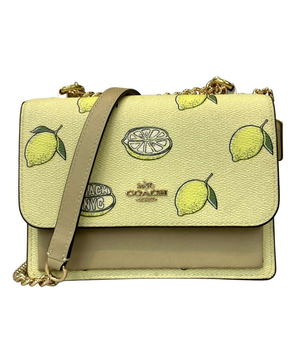 COACH チェーンショルダーバッグ レモン CAN24 レディース コーチ