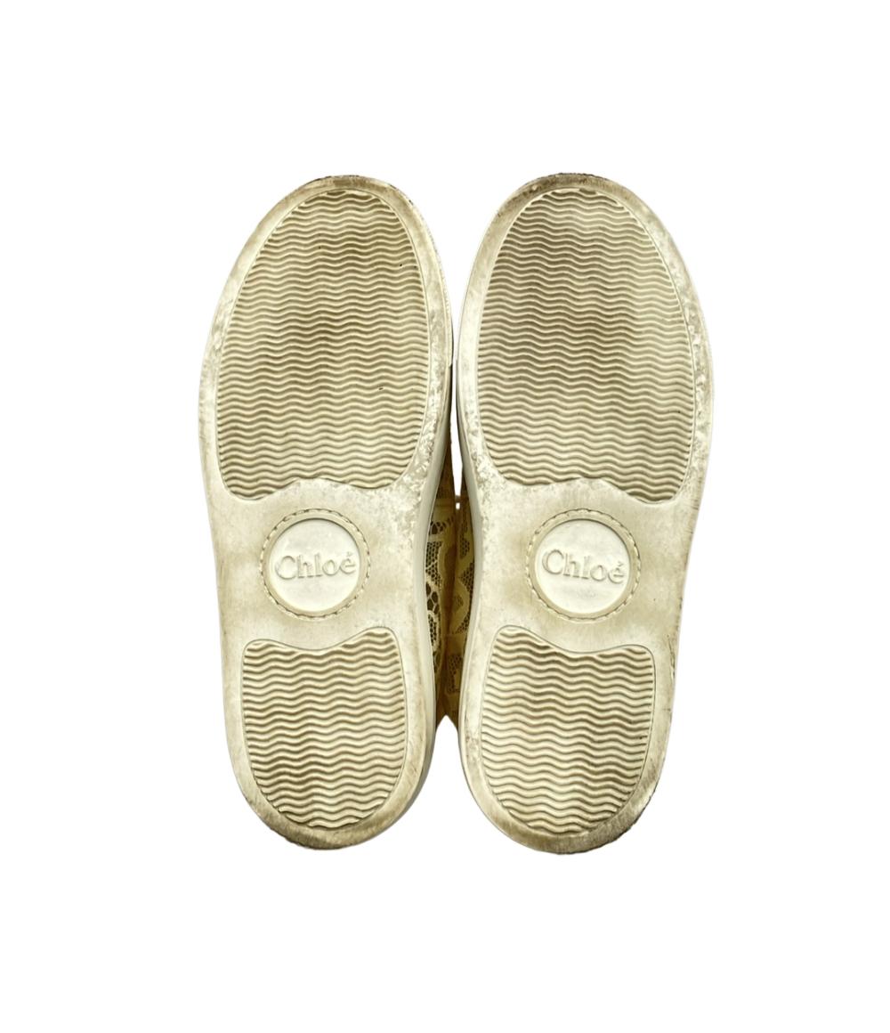 Chloe ローカットスニーカー Lauren レース レディース SIZE 36 (M) クロエ