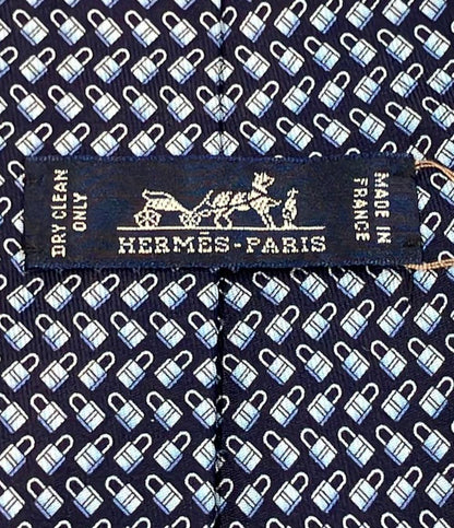 美品 エルメス ネクタイ シルク100% メンズ HERMES