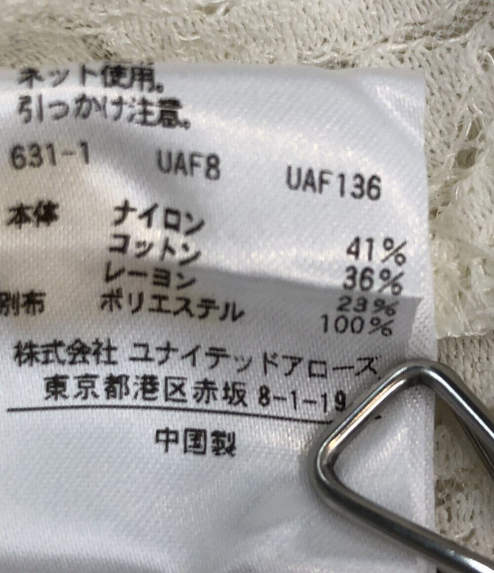 ユナイテッドアローズ  レース コンビ ブラウス 八分袖      レディース  (複数サイズ) UNITED ARROWS