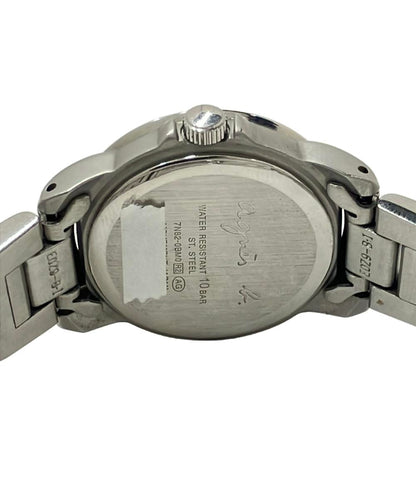 アニエスベー 腕時計 クオーツ シルバー 7N82-0BM0 レディース agnes b.