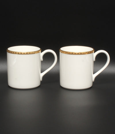美品 Tiffany & Co. マグカップ 2点セット ペア ゴールドバンド ティファニー