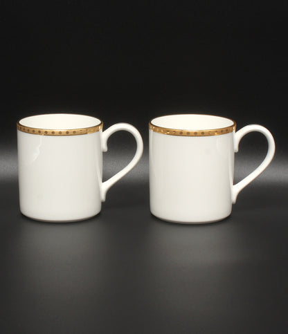 美品 Tiffany & Co. マグカップ 2点セット ペア ゴールドバンド ティファニー
