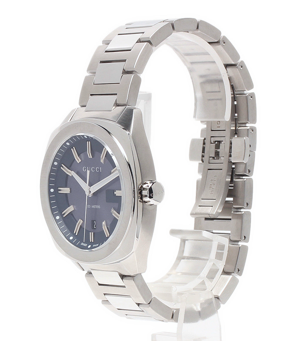 美品 GUCCI 腕時計 GG2570 クオーツ YA142303 メンズ グッチ
