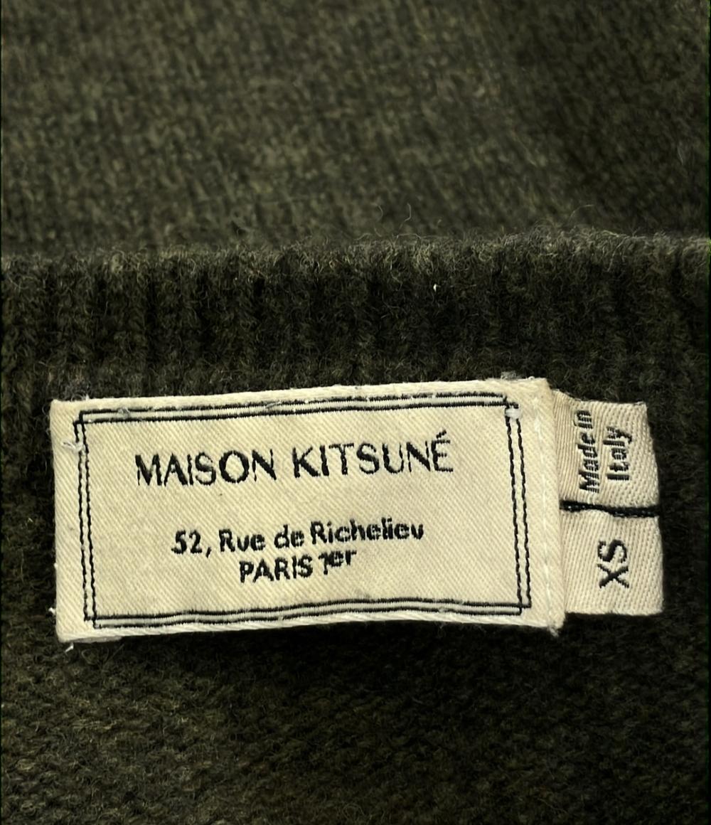 MAISON KITSUNE 長袖ニット オリーブ メンズ SIZE XS メゾンキツネ