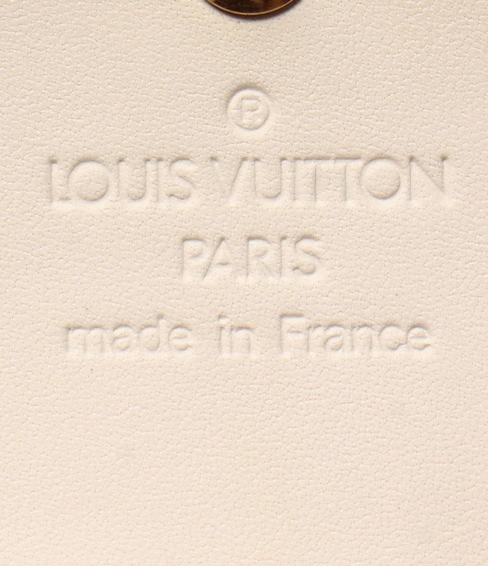 LOUIS VUITTON Wホック 三つ折り財布 ポルト モネ ビエ カルト クレディ ヴェルニ M91349 レディース ルイ・ヴィトン
