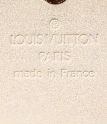 LOUIS VUITTON Wホック 三つ折り財布 ポルト モネ ビエ カルト クレディ ヴェルニ M91349 レディース ルイ・ヴィトン