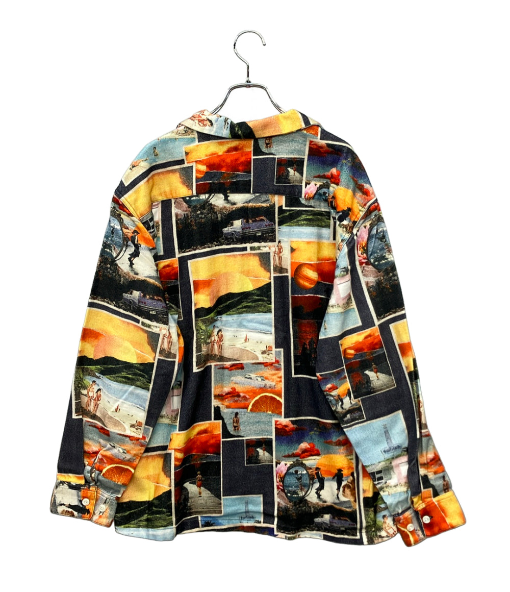 美品 Aloha Rug 長袖シャツ chess メンズ SIZE 1 アロハラグ