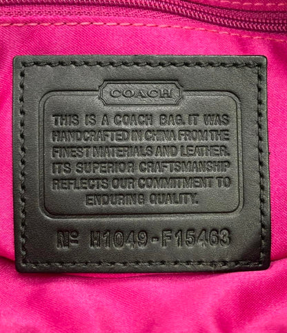 美品 COACH ハンドバッグ ショルダーバッグ 2WAY 斜め掛け F15463 レディース コーチ