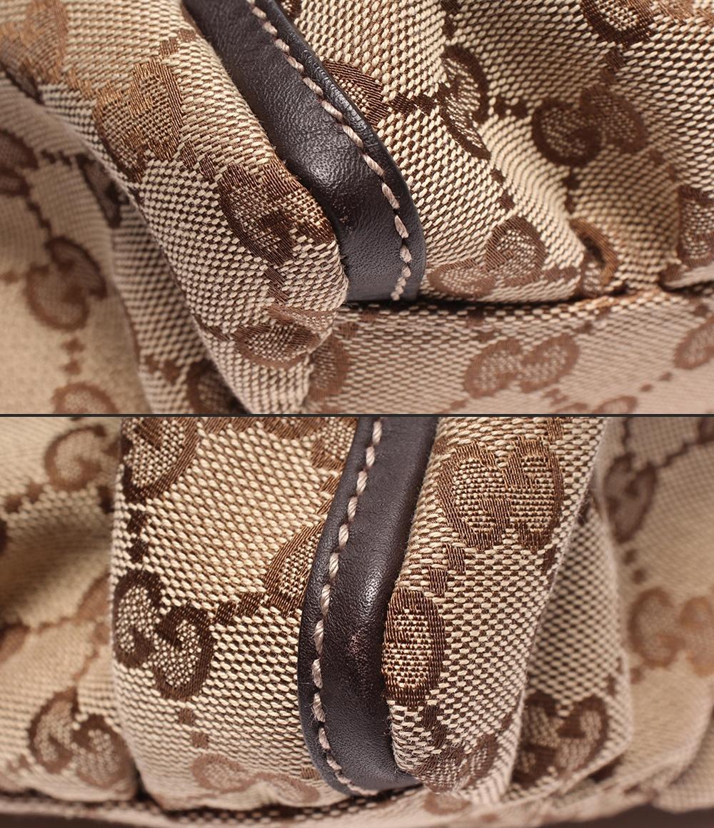 美品 GUCCI ハンドバッグ GGキャンバス アビー 190525 493075 レディース グッチ