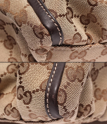 美品 GUCCI ハンドバッグ GGキャンバス アビー 190525 493075 レディース グッチ