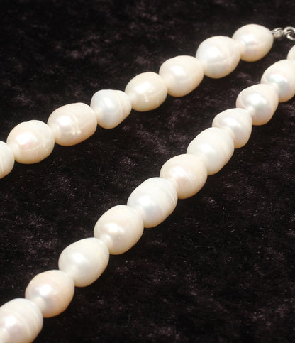 ネックレス セミバロックパール 9-12mm レディース