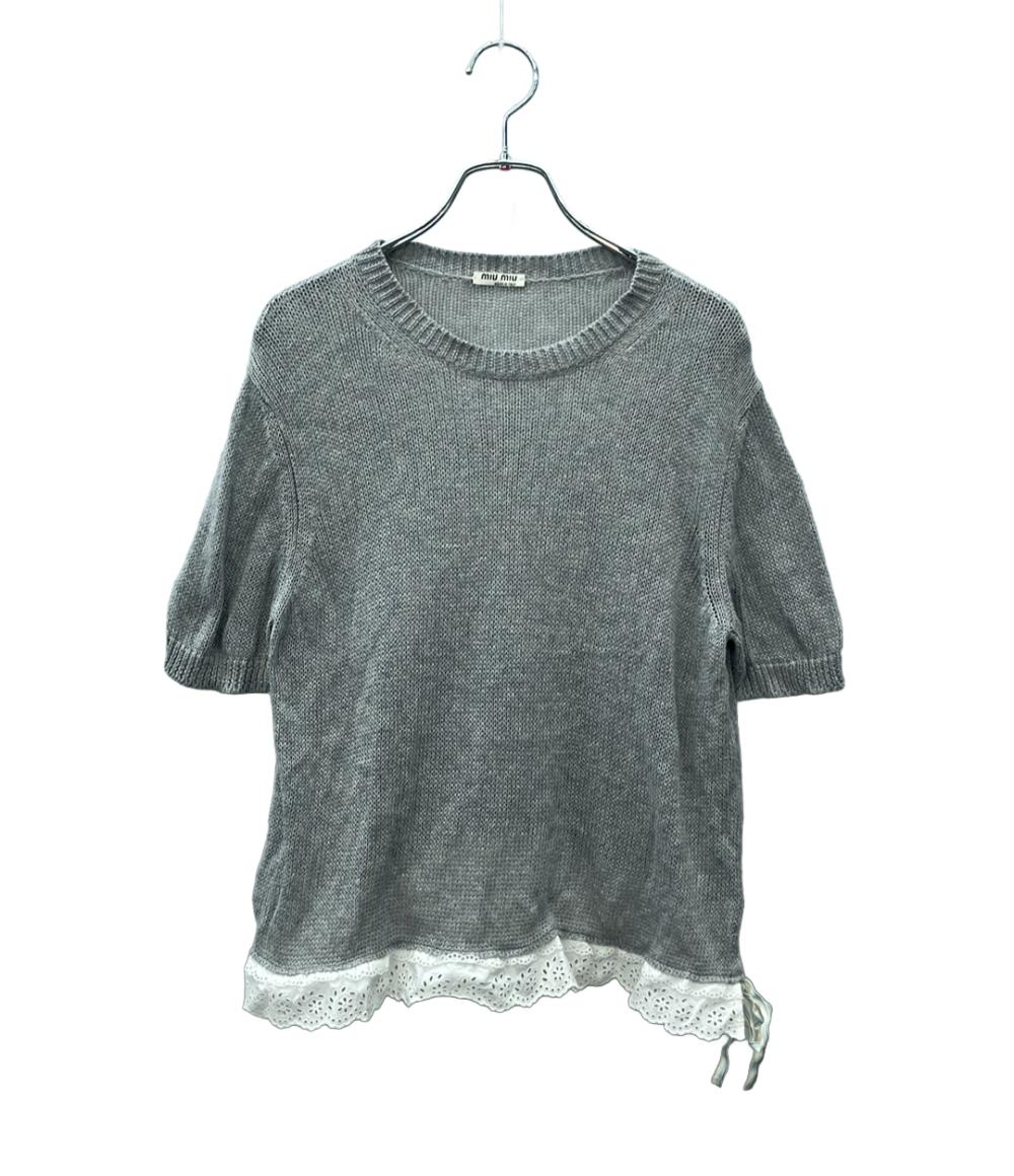 Miu Miu 半袖セーター レディース SIZE 40 (L) ミュウ ミュウ