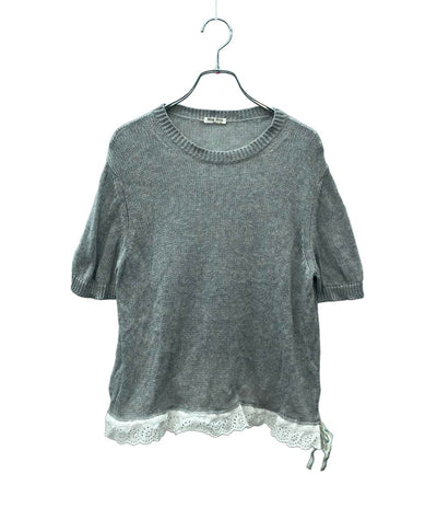 Miu Miu 半袖セーター レディース SIZE 40 (L) ミュウ ミュウ