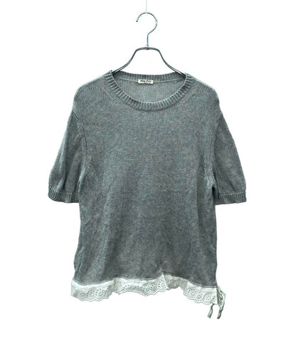 Miu Miu 半袖セーター レディース SIZE 40 (L) ミュウ ミュウ