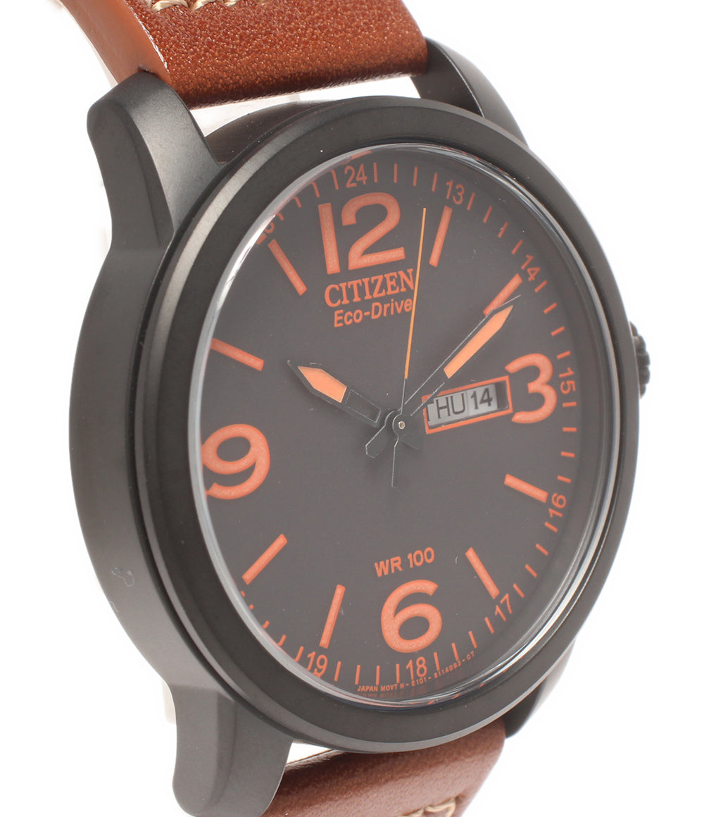 美品 CITIZEN 腕時計 ソーラー ブラック BM8475-26E メンズ シチズン