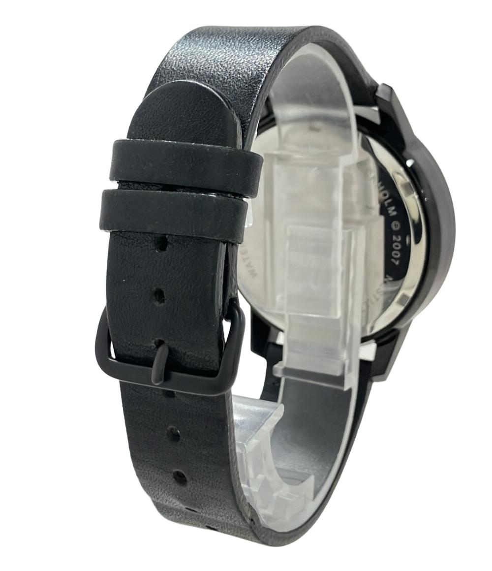 トリワ 腕時計 クオーツ ブラック NEST127 メンズ TRIWA